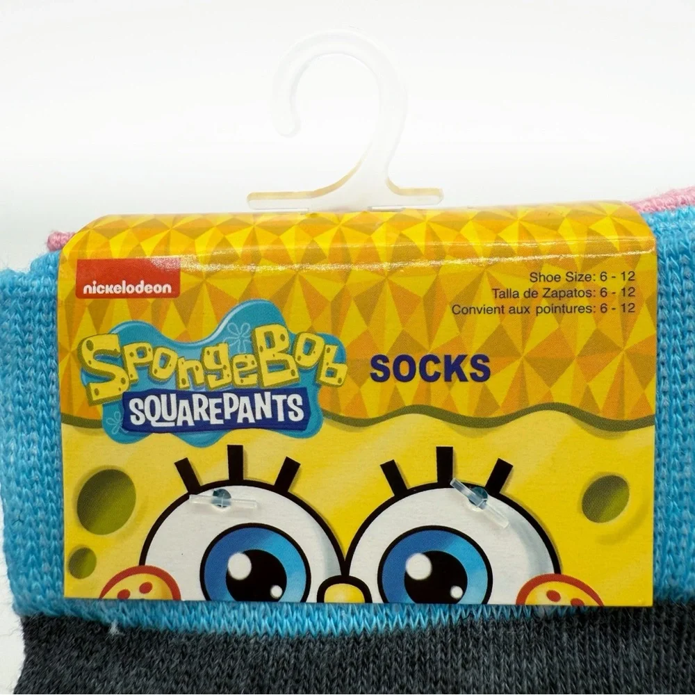 SpongeBob SquarePants Patrick Crew Socks Womens Mens Nickelodeon Y2K Fun Gift